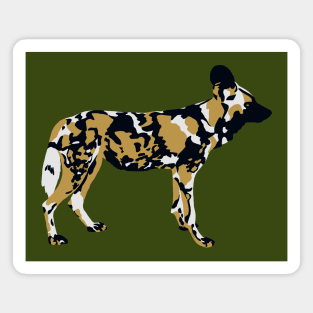 African Painted Dog Magnet